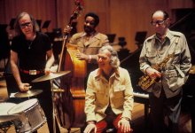 The Classic Quartet Reunion Tour, 1976.

Joe Morello, Eugene Wright, Paul Desmond and Dave Brubeck 